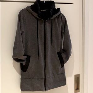 Athleta Hooded Long Jacket